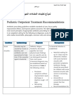 نموذج تعليمات المضادات الحيوية (أطفال