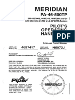 Piper PA-46-500TP G1000 POH