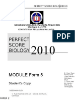 SPM Perfect Score Biology 2010-Set-2