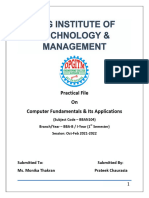 CF PRACTICAL Prateek Chaurasia BBA