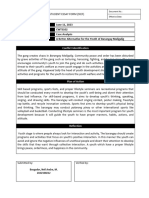 Borgador - Essay 4 - Case Analysis of Barangay Maligalig