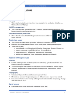 Form 1 Agriculture Notes