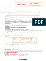 Cours - Math Continuité - 3ème Sciences Exp (2021-2022) MR Ayadi Mondher