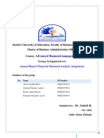 Financial Analysis - FM - Group Assignment