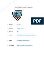 Cuestionario de Las Matrices.