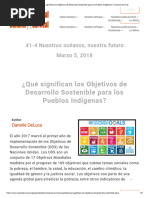 ¿Qué Significan Los Objetivos de Desarrollo Sostenible para Los Pueblos Indígenas - Cultural Survival