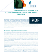 Investigaciones Científicas Revelan Que El Corazón Humano Posee Una Mente' Cuántica