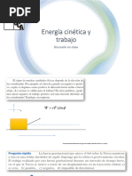 Energía Cinética y Trabajo Problemas