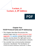 Lecture 6 IP Address