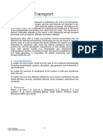 Membrane Transport: 1. Overview of Topic