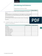 Worksheet 1.3 Introducing Trail Balances