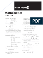 CBSE I Succeed Math 12th SP12