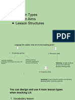 Lesson Types (Language Arts)