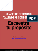 Taller de Misión Personal - Encuentra Tu Propósito