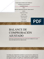 Balance de Comprobacion Ajustado