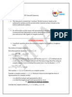 Complex Numbers PDF