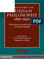 Hamburg, Gary M. - Poole, Randall Allen - A History of Russian Philosophy 1830-1930 - Faith, Reason, and The Defense of Human Dignity-Cambridge University Press (2010 - 2014)