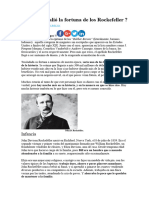 ¿De Dónde Salió La Fortuna de Los Rockefeller