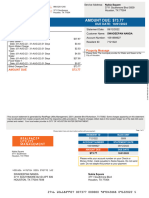 AMOUNT DUE: $73.77: Charge Details