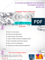 MTE 312 Electromagnetic Theory-1