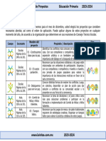 5to Grado Diciembre - Dosificación Mensual de Proyectos (2023-2024)