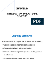 Chapter IV Introduction To Bacterial Genetics-1