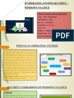Comparison of Operating System Security - Windows Vs Linux: Techno International New Town