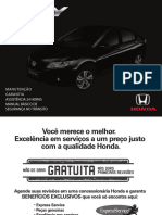 City 2015 - Manual de Manutenção, Garantia, Assist 24h e Segurança