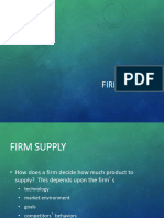 Firm Supply