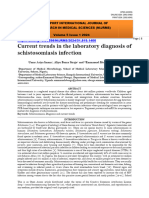 Current Trends in The Laboratory Diagnosis of Schistosomiasis Infection