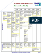 Year 3/4 & MSC Applied/Pure Teaching Timetable Ay2023/24: Spring Term (Mon 8Th Jan - Fri 22Nd Mar)