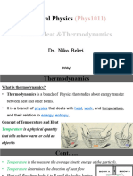 General Physics - Unit - 9 - Heat and Thermodynamics