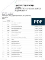 Resultado Do Sorteio (Matrícula - 22 A 26 - 01 - 2024 - Somente em Dias Úteis) - INTEGRADO