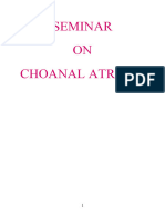 Seminar On Choanal Atresia