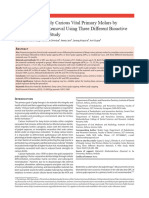 Treatment of Deeply Carious Vital Primary Molars - Three Different Biocative Materials