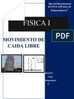 Trabajo de Fisica I - Mov de Caida Libre