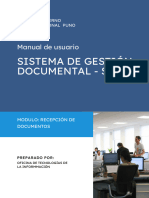 Manual de Recepcion de Documentos (SGD)