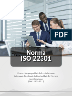 ISO 22301 Norma Espanol V52018A