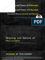 Meaning and Nature of Philosophy