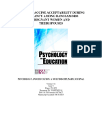 COVID-19 Vaccine Acceptability During Pregnancy Among Bangsamoro Pregnant Women and Their Spouses