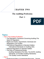 Audit I - Chapter 2, Pt. I, The Auditing Profession