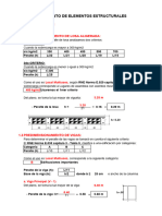 Predimensionamiento y Cargas Muña