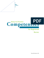 Entry To Practice Competencies