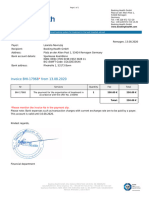 Invoice 145040booking Health