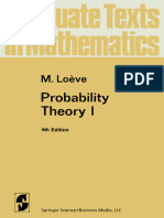 Probability Theory I - M. Loève