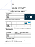 SRC Trust Fund - Application Form 2024