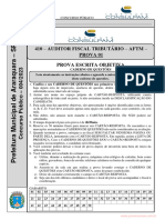 Auditor Fiscal tributario-ARARAQUARA-SP