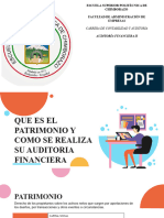 Auditoría de Patrimonio Ejemplos