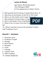 Mariothehedgehog Quiz