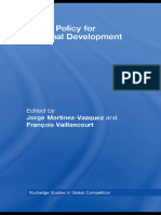 Public Policy For Regional Development